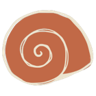 Snailed shell